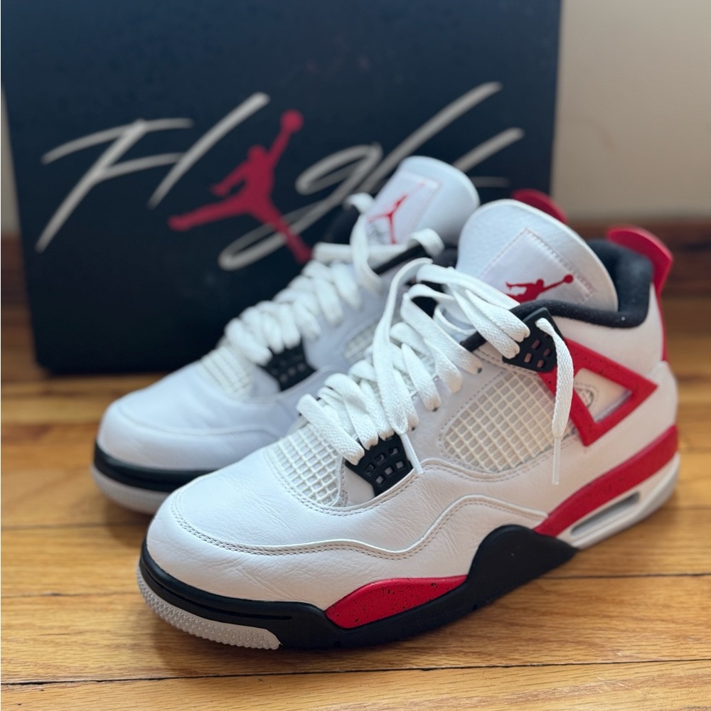 Air Jordan 4 Retro ‘Fire Red’ Mens Sz 10 w/box includes Jordan Shoe Tree